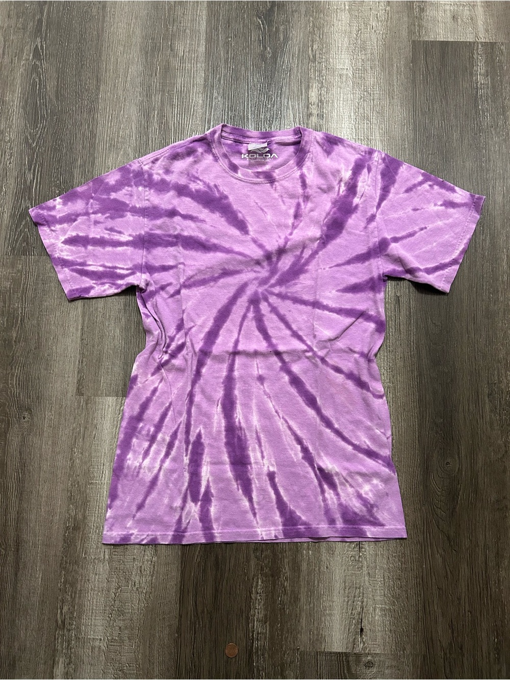 3/$10 Koloa purple tie-dye print t-shirt